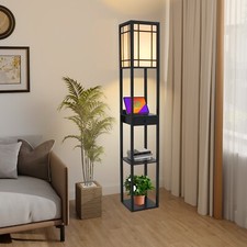 Wooden Floor Lamp Freestanding