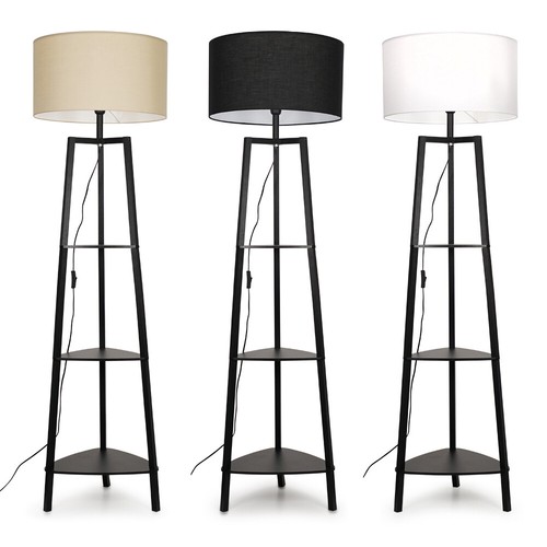 Floor lamp shelf - shelf, room