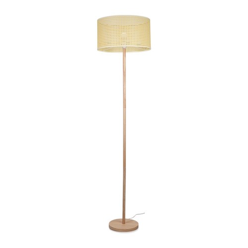 Wooden stem floor - lamp, light