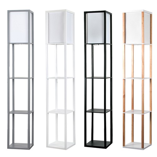 Standard floor lamp with - floor, shelf