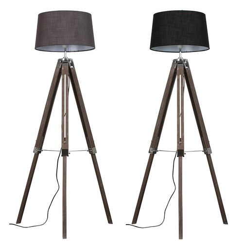 Adjustable wooden tripod floor - wooden,