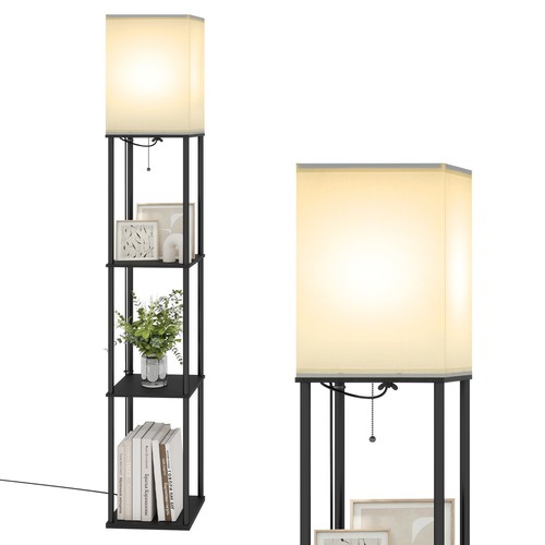 Wooden floor lamp tier - 3,