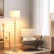 Bobbin Style Wooden Floor Lamp